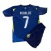 Maillot de foot Al-Nassr Cristiano Ronaldo #7 Extérieur vêtements enfant 2024-25 Manches Courtes (+ pantalon court)